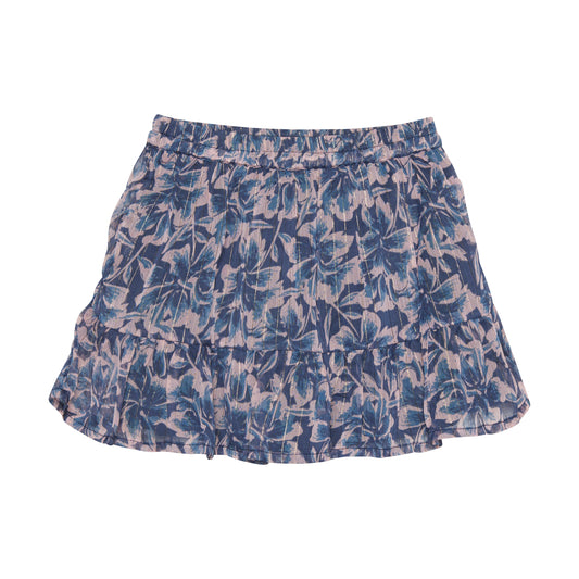 Creamie nederdel -Skirt big flower