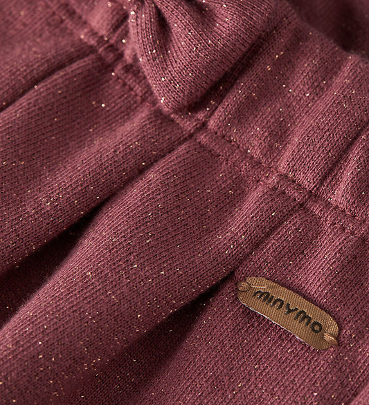 Minymo Sweatpants - Roan Rouge m. Glimmer ( Kollektionsmodel)